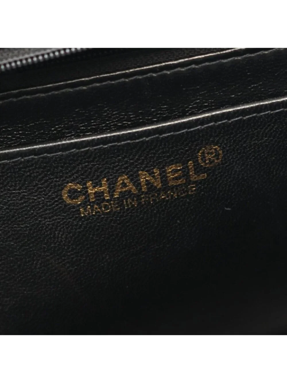 Chanel Handbag CC Logo Black Denim Top Handle